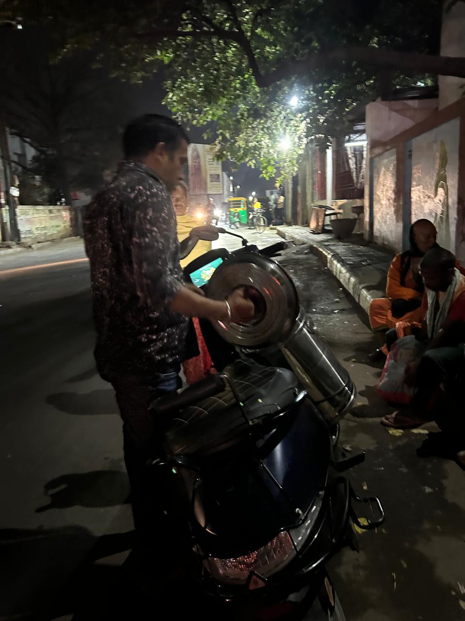 Our team serving food